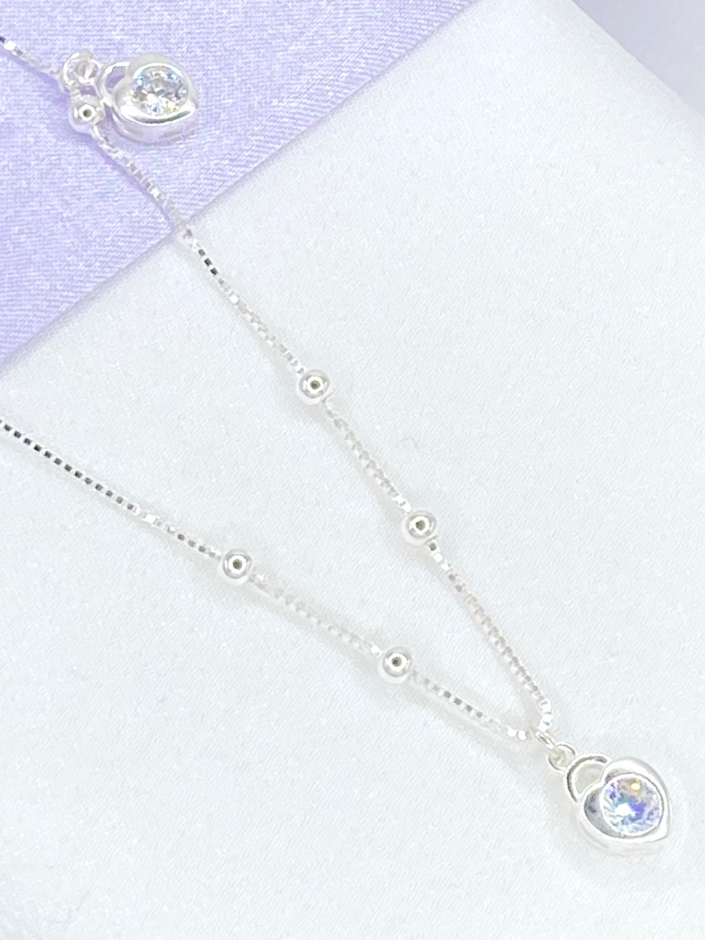 Tobillera trio corazones