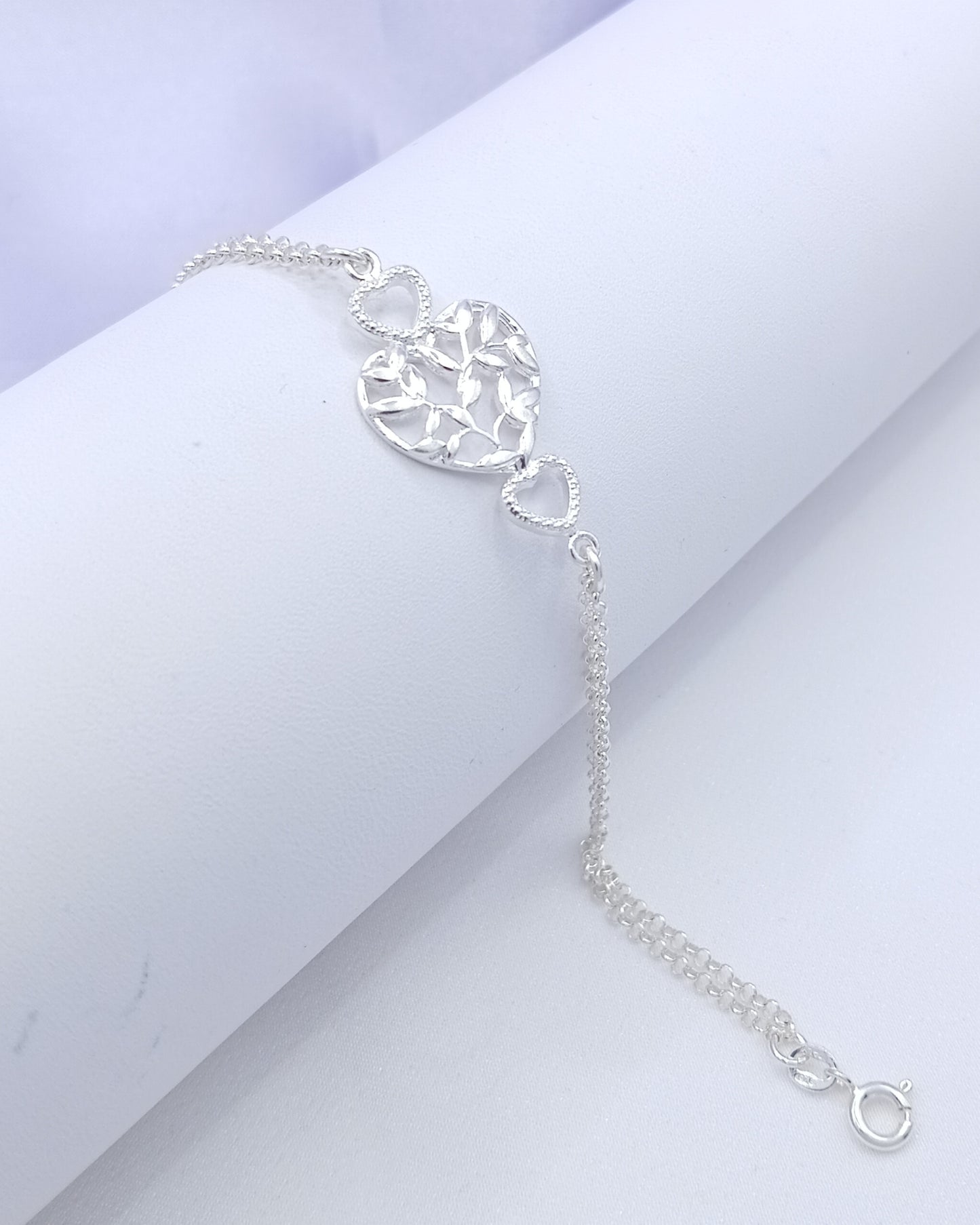 Pulsera trio corazón