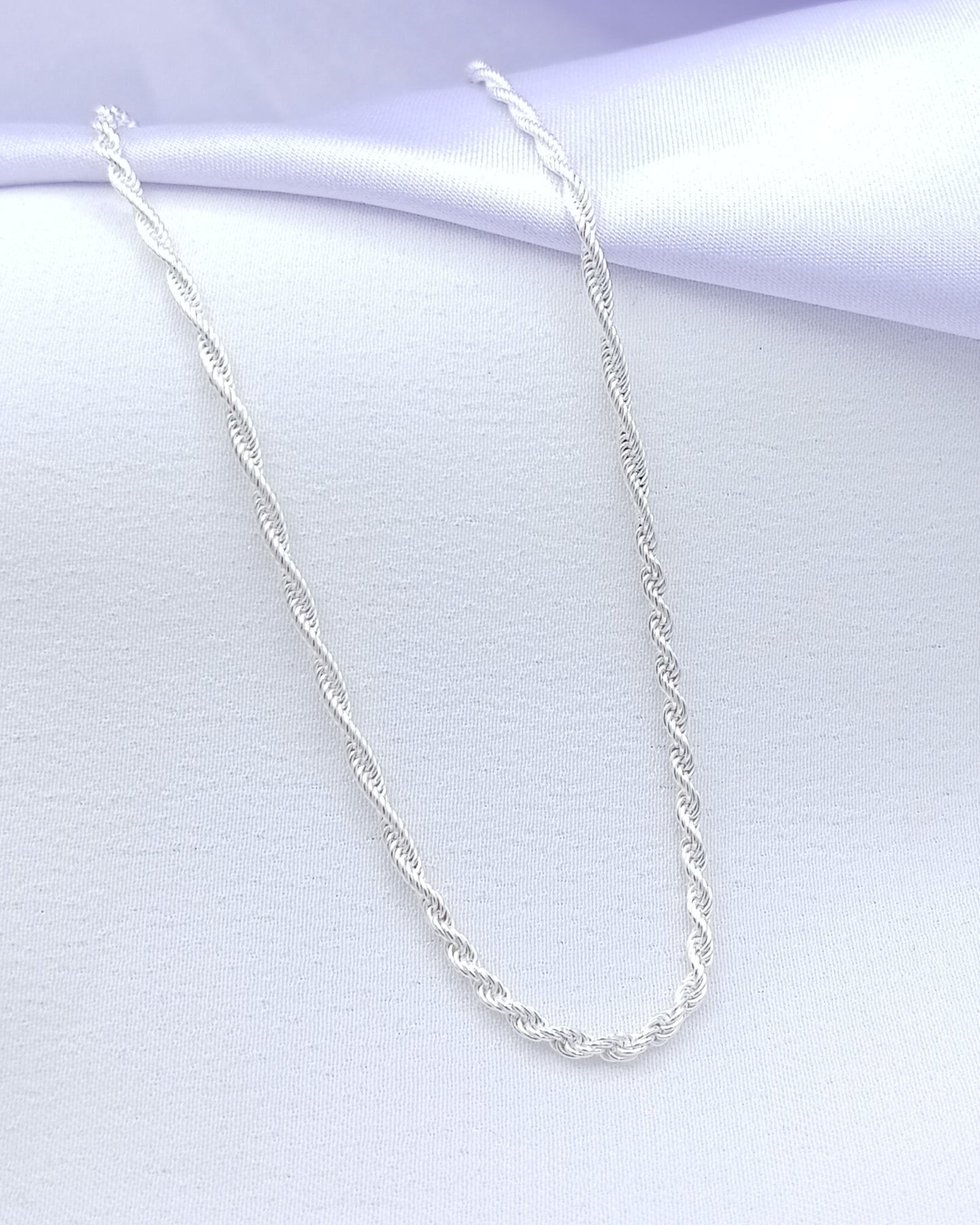 Cadena doble estilo lazo 50