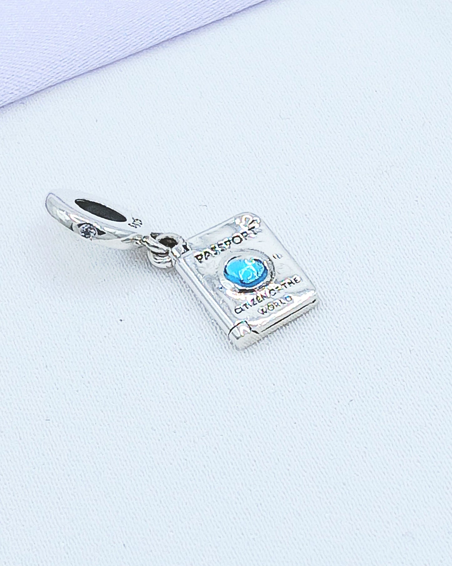 Dije charm pasaporte viaje