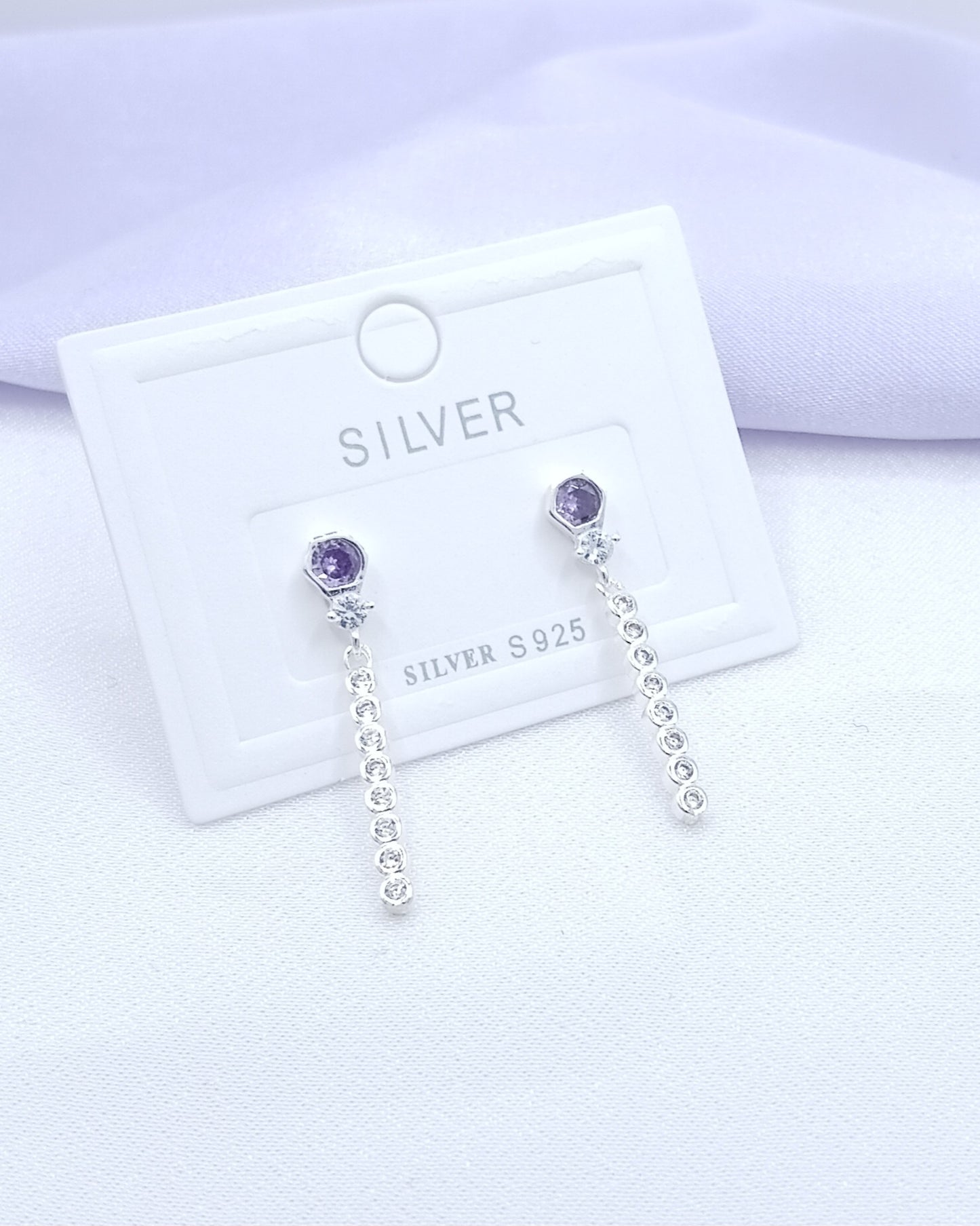 Aretes largos bastoncillo