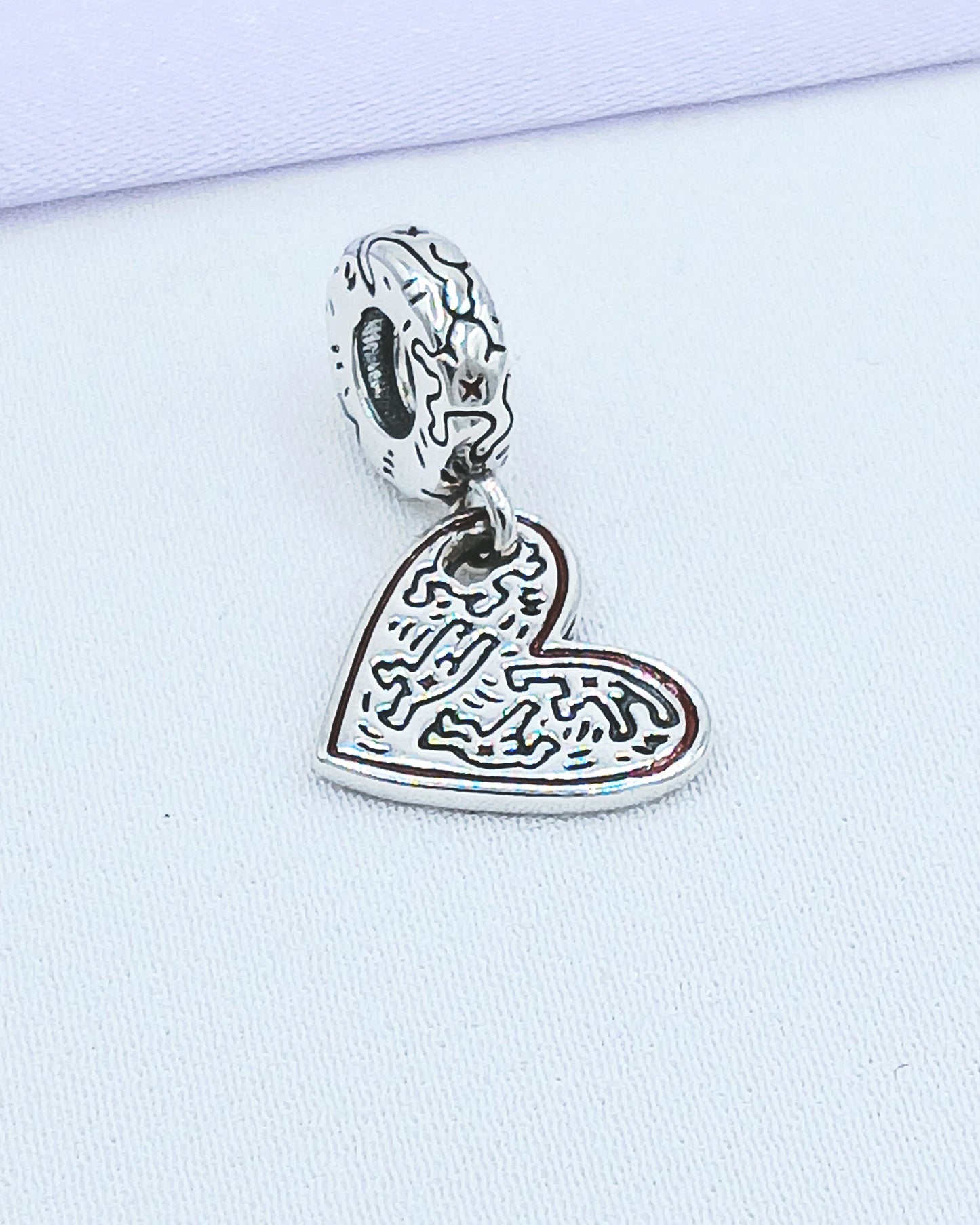 Dije charm corazón enamorado