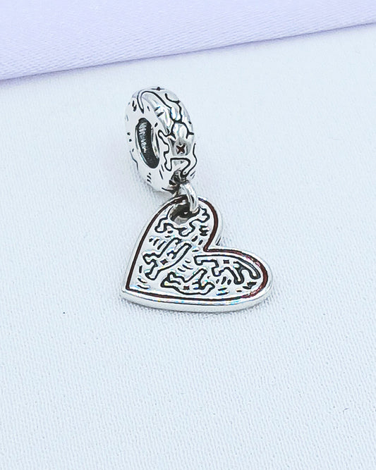 Dije charm corazón enamorado