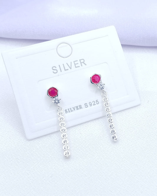 Aretes largos bastoncillo