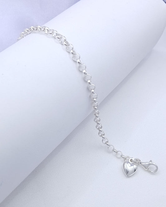Pulsera rolo corazón