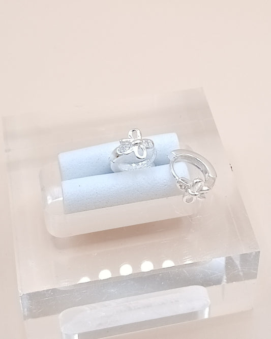 Argollas huggie moño