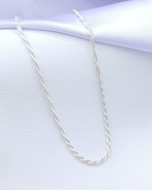 Cadena doble estilo lazo 50