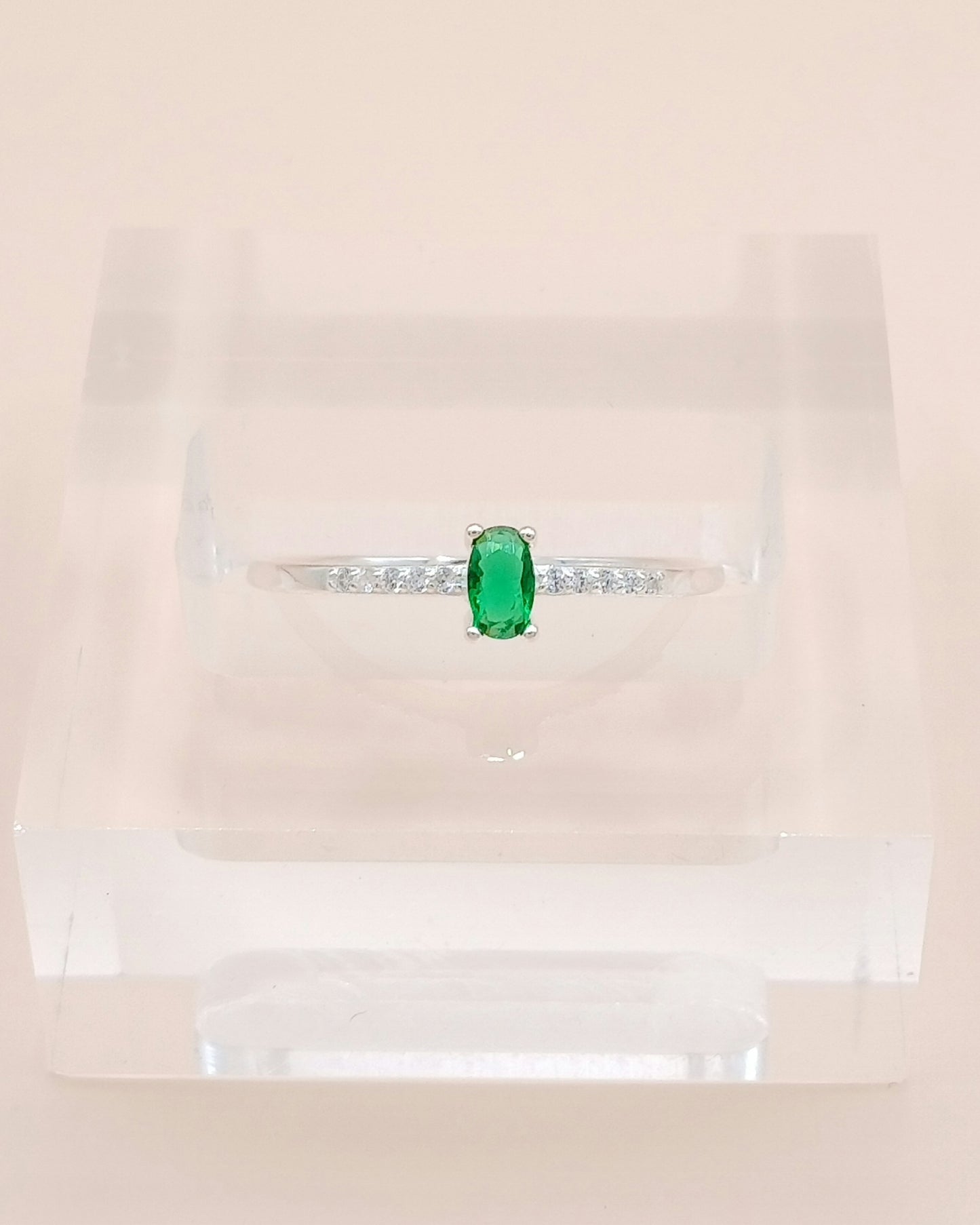 Anillo punto luz verde
