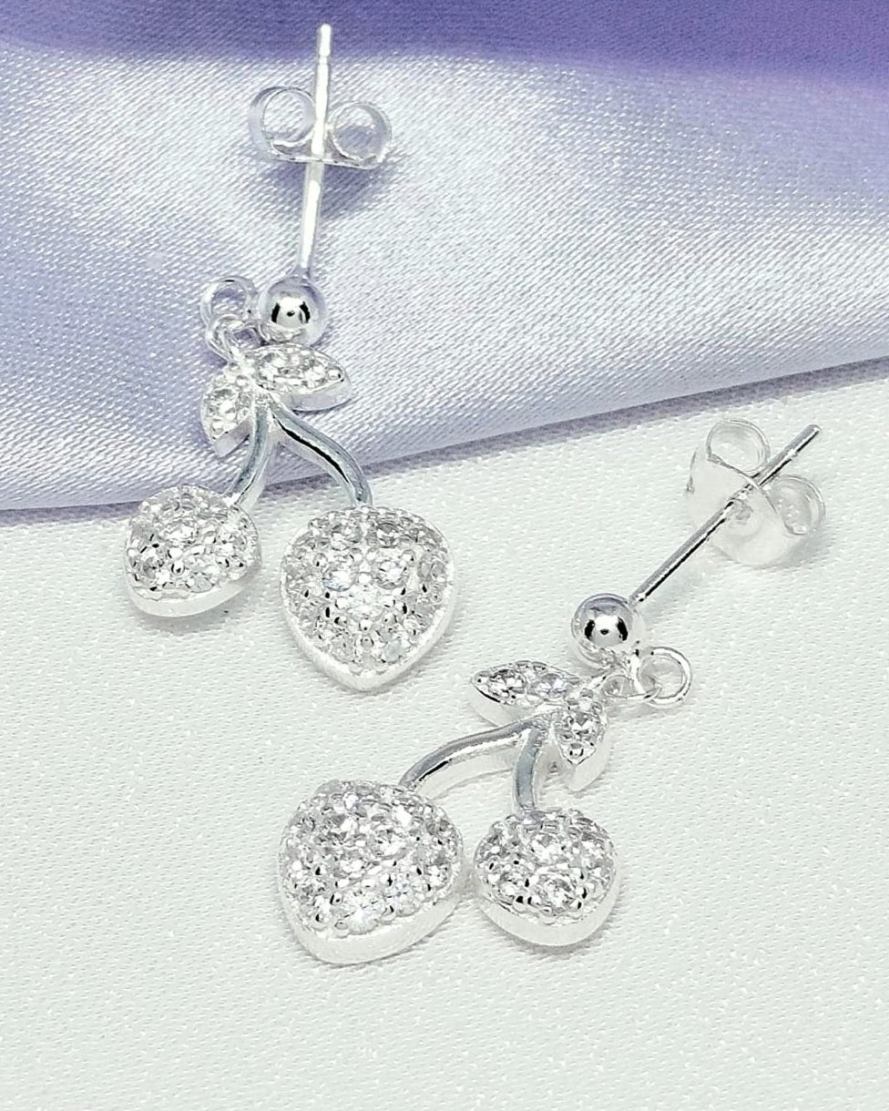 Aretes cherry cereza