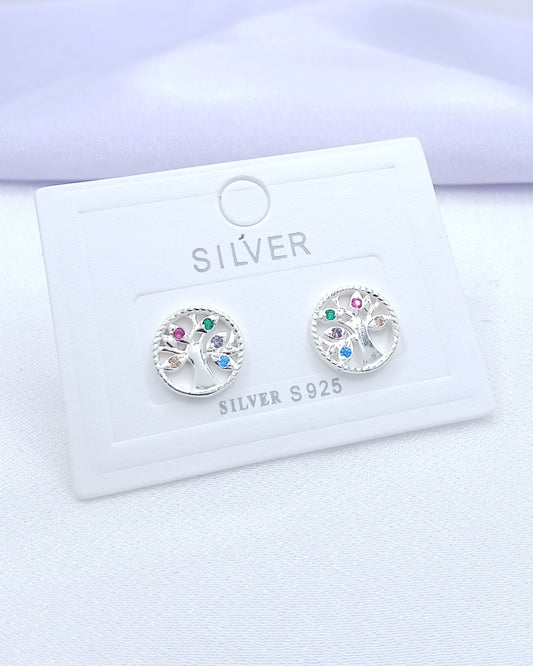 Aretes árbol de la vida